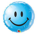 Smiley Face Blue LOL Emoji Wink 18