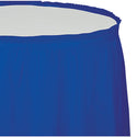 Table skirt blue