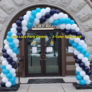 Outdoor 20' arch Riverfront Community Center in Leavenworth Kansas.