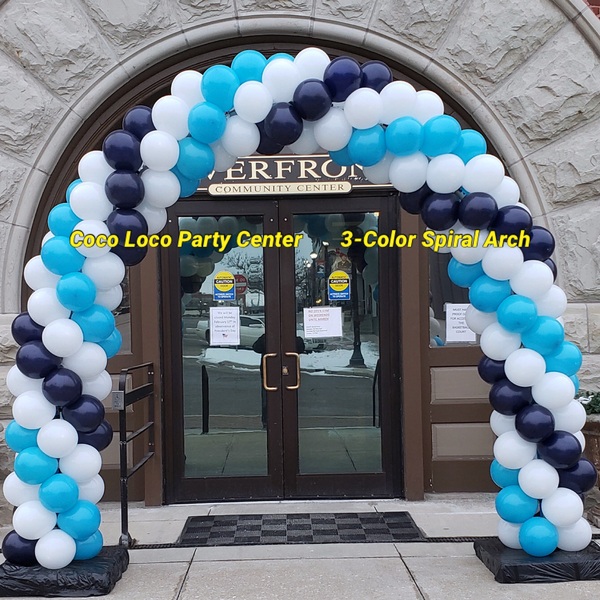 Outdoor 20' arch Riverfront Community Center in Leavenworth Kansas.