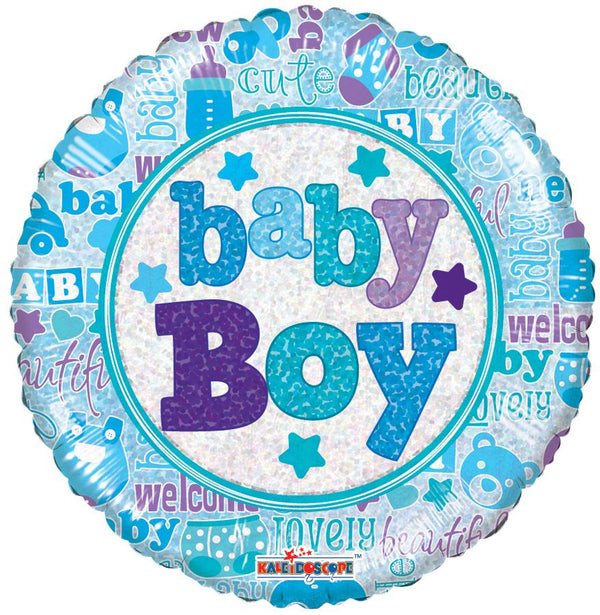 It's a Boy Holographic Balloon