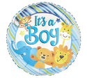 It's a Boy Animals Balloon