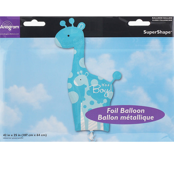 It's a Boy Giraffe Balloon