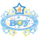 It's a Boy Mylar Balloon