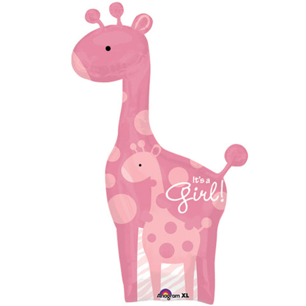 It's a Girl Balloon Giraffe