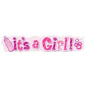 It's a Girl Party Favors Banner