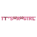 It's a Girl Party Favors Jointed Banner