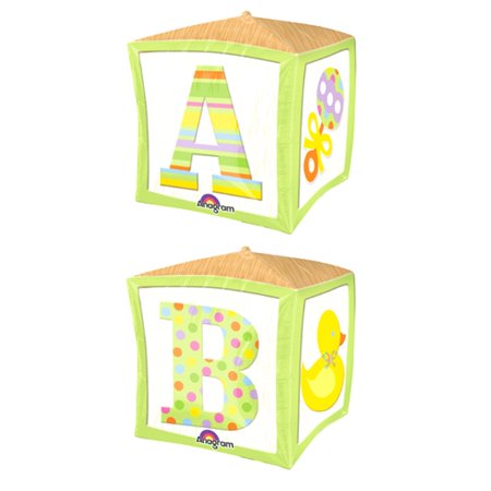 Gender Reveal Baby Shower Cubz Mylar Balloon