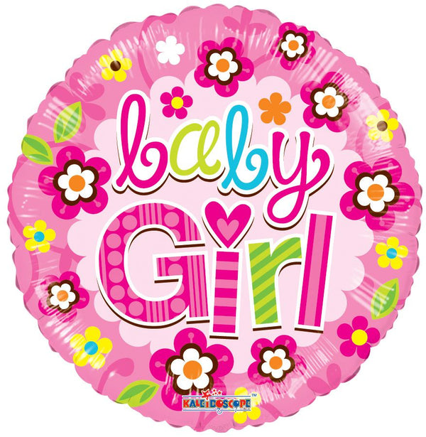 It's a Girl Balloon Flowers