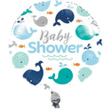 Baby Shower Boy Whales and Fish