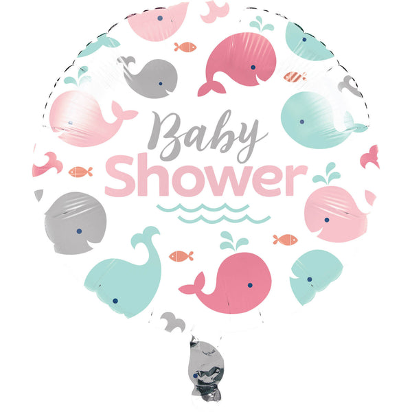 It's a Girl Balloon Whales and Fish
