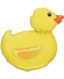 Gender Reveal Baby Shower Mylar Balloon Duck