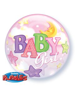 It's a Girl Balloon Bubbles