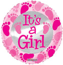 It's a Girl Holographic Balloon