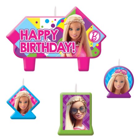 Barbie and Friends Happy Birthday Candle Set