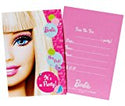 Barbie and Friends Party Invitations