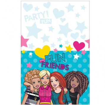 Barbie and Friends Plastic Party Table Cover