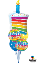Deluxe Happy Birthday Balloon Bouquet Includes a 42