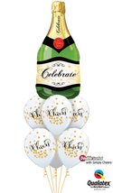 Deluxe Celebration Balloon Bouquet includes a 39