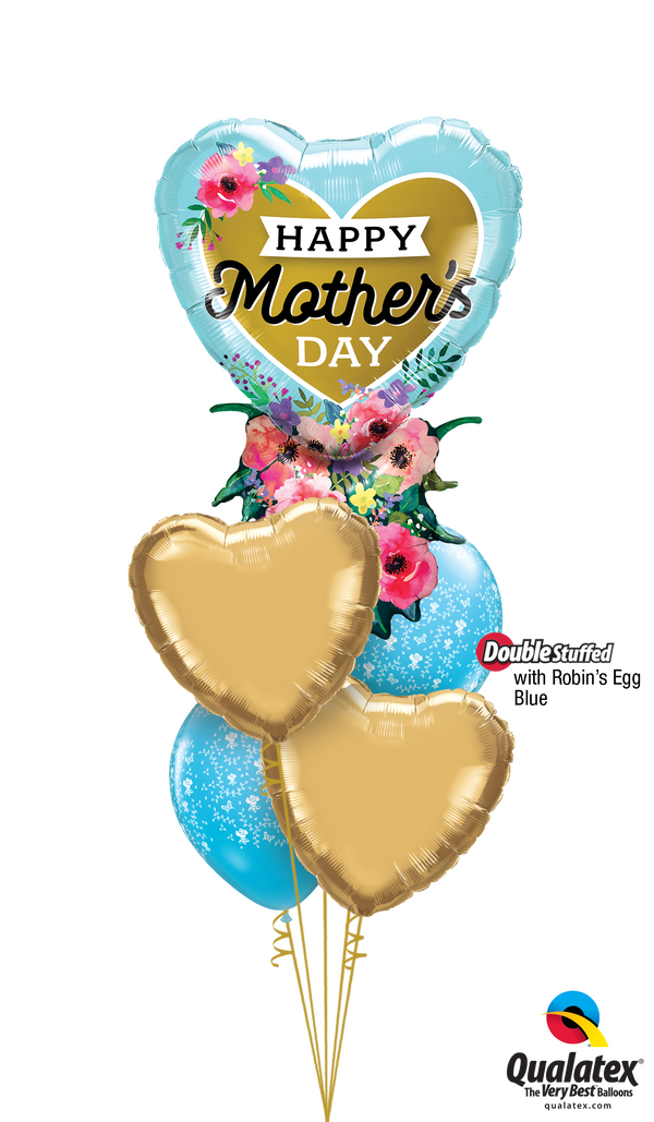 Happy Mother's Day Deluxe Balloon Bouquet includes a 34