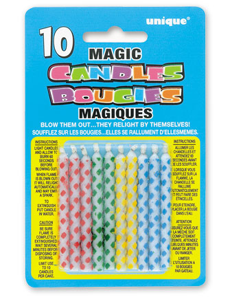 Birthday Candles & Decor