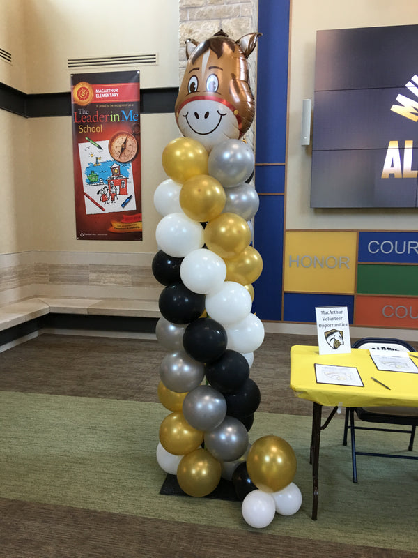 8' Swirl Column in 4 Colors MacArthur Elementary USD 207