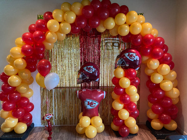 Custom Kansas City Chiefs balloon package