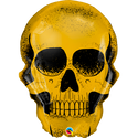 Día de los Muertos Golden Skull