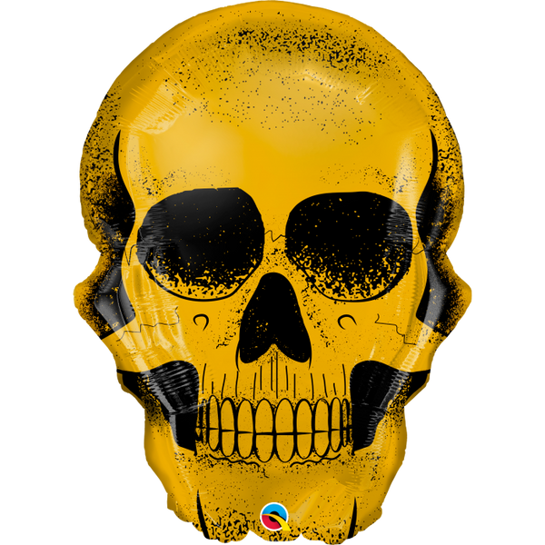 Día de los Muertos Golden Skull
