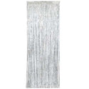 Fringe Door Curtain 3 ft x 8 ft Silver