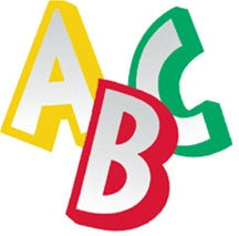 Balloon Stickers Alphabet A to Z