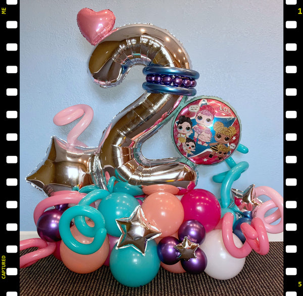 Balloon Decor: Floorpieces (Select Your Style & Milestone)