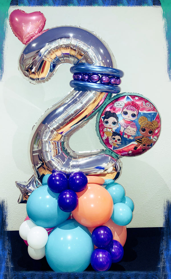 Balloon Decor: Floorpieces (Select Your Style & Milestone)