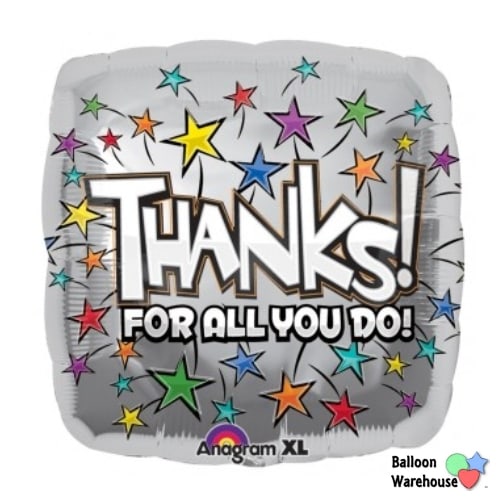 Balloons Foil (Congrats, Thanks, & Great Job!)