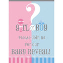 Gender Reveal Baby Shower Girl or Boy Table Cover