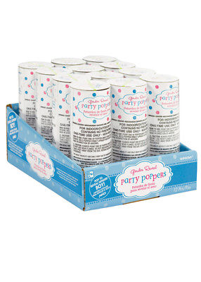 Gender Reveal Baby Shower Girl or Boy Party Poppers Boy