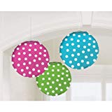 Paper Lanterns Multicolor with Polka Dots 10