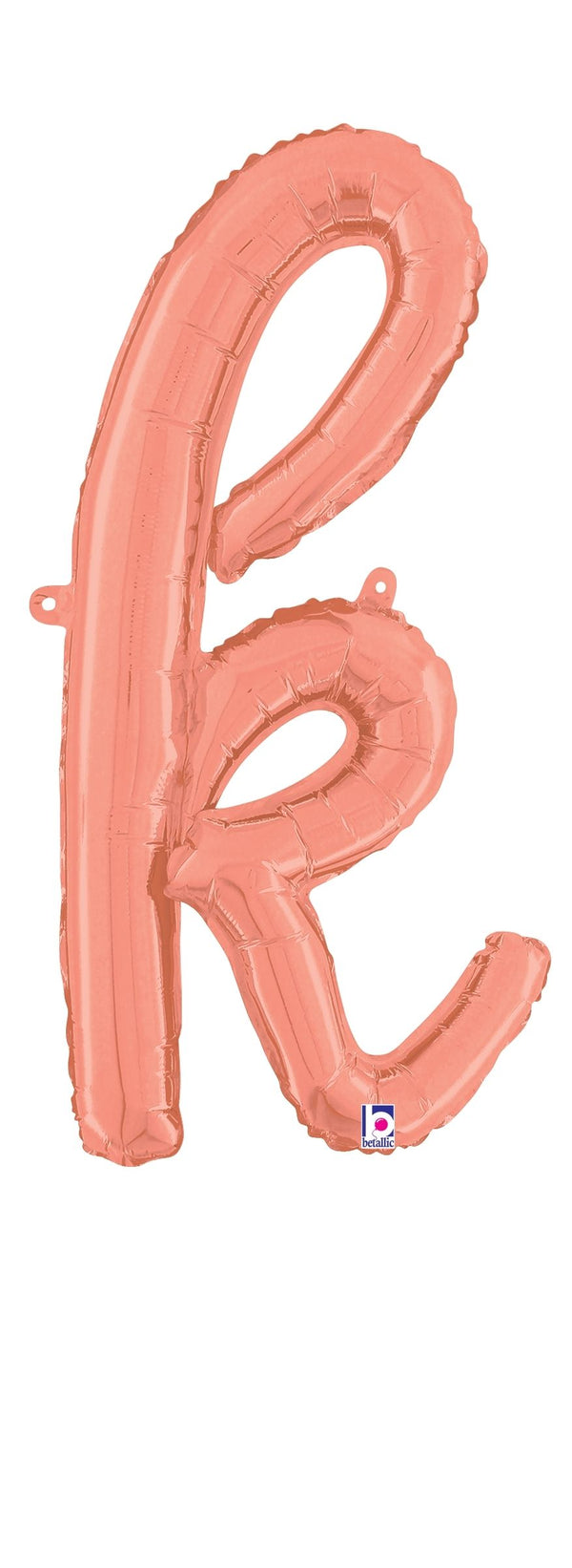 Rose Gold Script Letter k