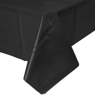 Table cover rectangular black velvet