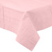Table cover rectangular pink