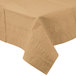 Table cover rectangular gold