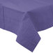 Table cover rectangular purple