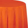 Table cover round orange bittersweet