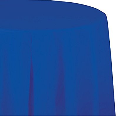Table cover round true blue